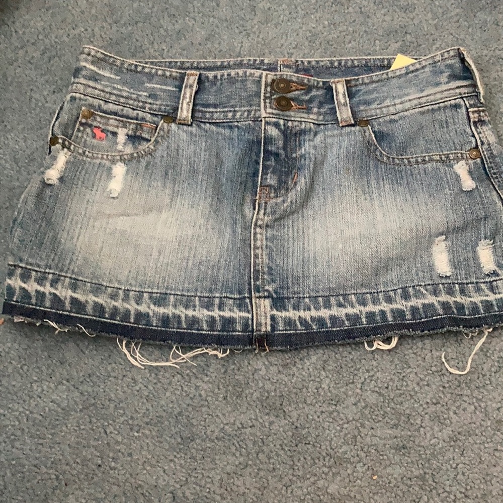 Abercrombie mini denim skirt